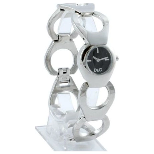 D&G Flathead Steel Black Bracelet Dial Womens Jewellery Watch DW0169