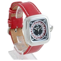 D&G Cherokee Red Leather Designer Mens Watch D..