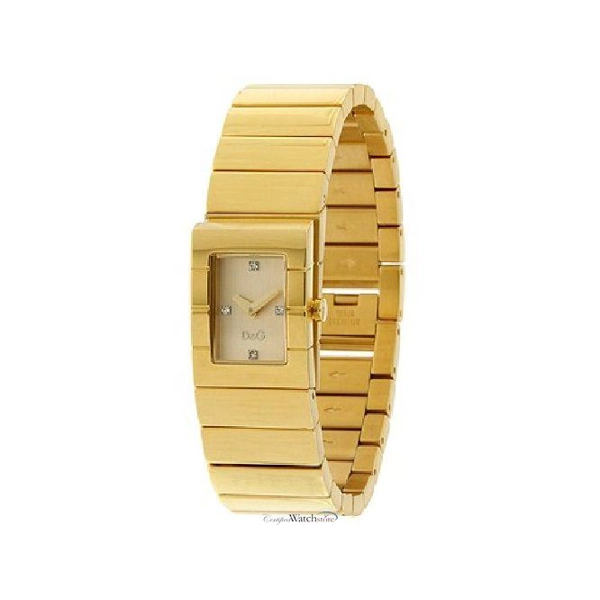 D&g cheap watches gold