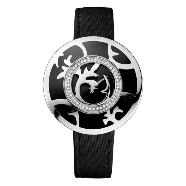 Balmain B40363266 Women's Black Leather Strap Watches