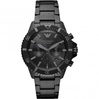 Armani AR11363 – Mens Black Stainless Steel Wa..