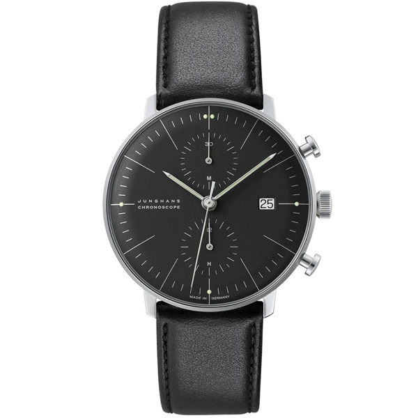 Junghans Max Bill Chronoscope Men's Black Watch 27460102