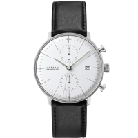 Junghans Max Bill Chronoscope Men's Black Watc..
