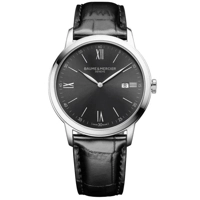 Baume & Mercier Men's Black Classima Watch BM0..