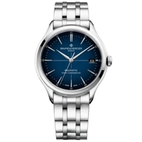 Baume & Mercier Men's Blue Clifton Watch BM0A1..