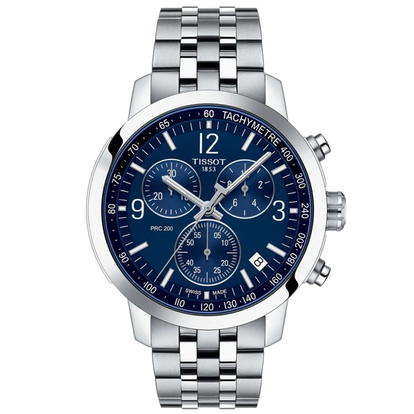 Tissot Prc 200 Chronograph Men's Blue Watch T114.417.11.047.00