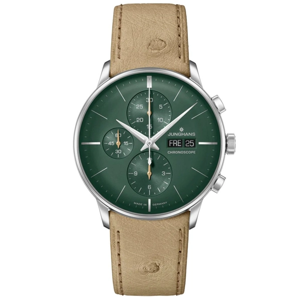 Junghans Meister Chronoscope Men's Brown Watch 27/4222.02