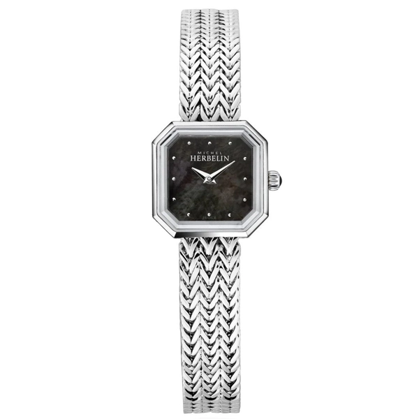 Herbelin Octogone Ladies Silver Watch 17436/B49