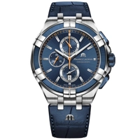 Maurice Lacroix Men's Blue Aikon Chronograph W..