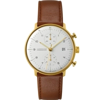 Junghans Max Bill Chronoscope Men's Brown Watc..