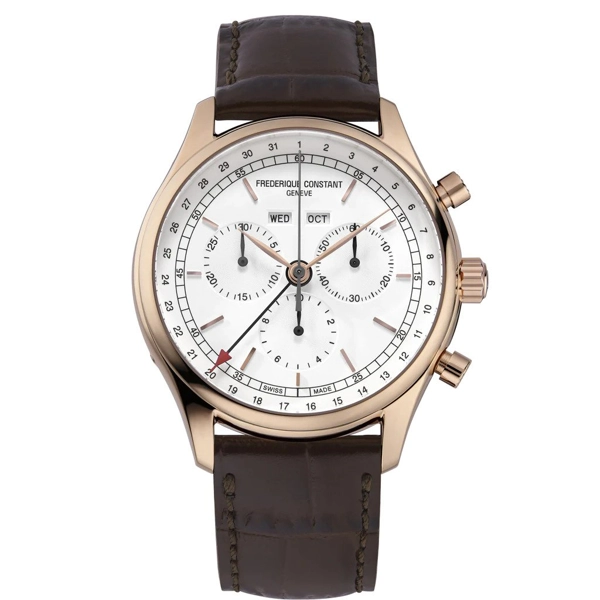 Frederique Constant Men’s Fc Classic Chronograph Brown Watch FC-296SW5B4