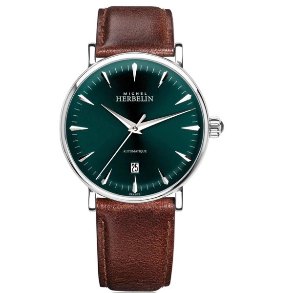 Herbelin Inspiration Auto Men's Green Watch 1647/AP16BR