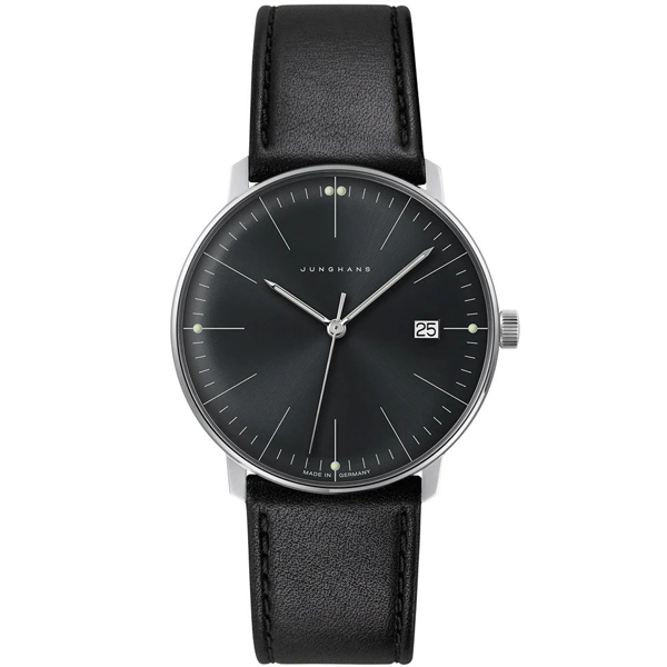 Junghans Max Bill Quarz Men's Black Watch 41446502