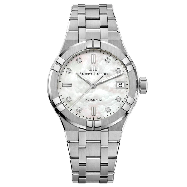 Maurice Lacroix Ladies White Aikon Automatic Watch AI6006-SS002-170-1
