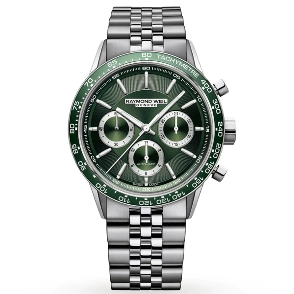 Raymond Weil Freelancer Men's Green Watch 7741-ST7-52021