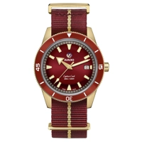 Rado Captain Cook Automatic Bronze Men's Red W..