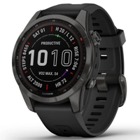Garmin Fēnix® 7S Sapphire Solar Edition Carbon..
