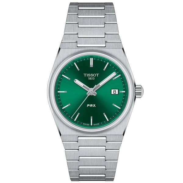 Tissot Prx 35Mm Unisex Green Watch T137.210.11.081.00