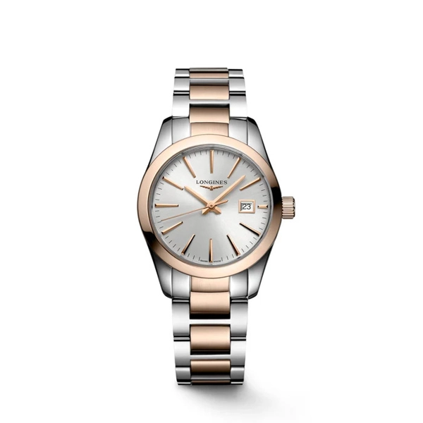 Longines L22863727 Silver Stainless Steel Watches For  Women