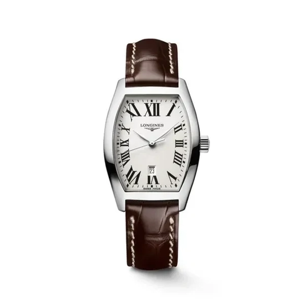 Longines Elegance Evidenza L2.155.4.71.5 Brown SLeather  For Womens
