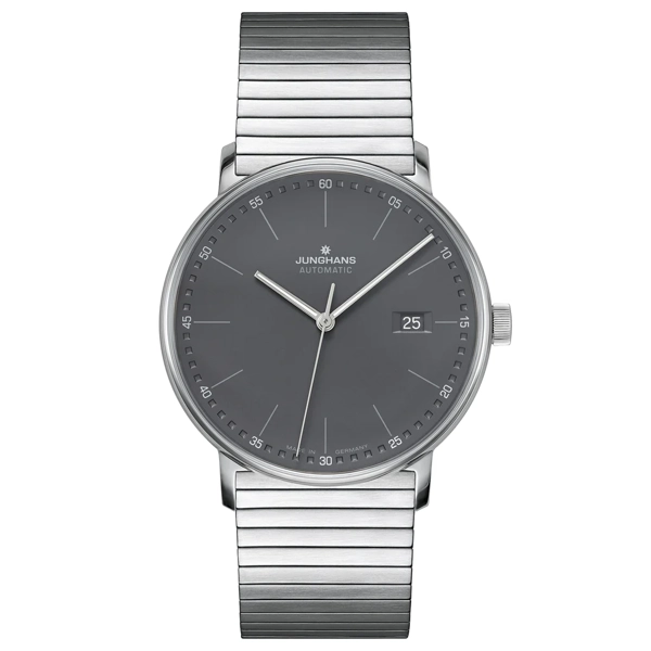 Junghans FORM A Automatic Unisex Silver Watch 27/4833.44