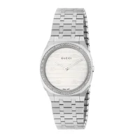 Gucci YA163503 Silver Stainless Steel Watches ..