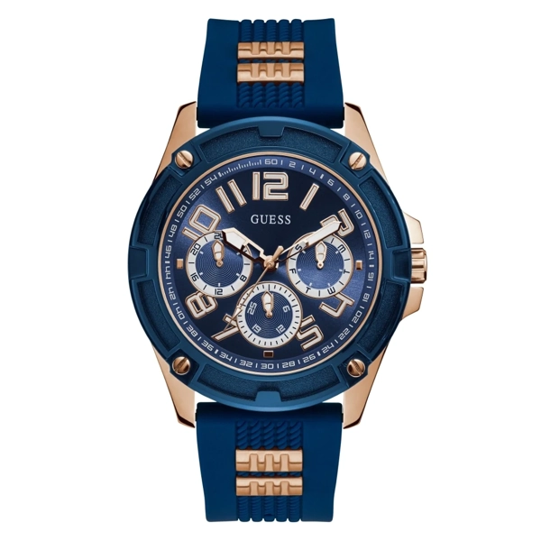 Guess GW0051G3 Men’s Blue Silicon Strap Watches