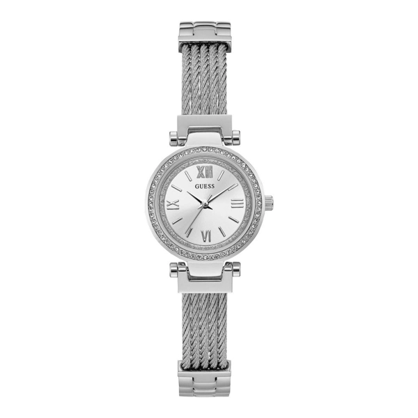 Guess W1009L1 Women's Silver Stainless Steel Watches