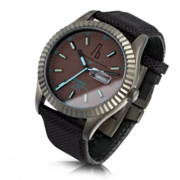 Alessandro Baldieri Gun Black Retrospec Watch AB0051