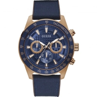 Guess GW0206G2 Men’s Blue Silicone Strap Watches