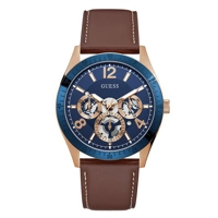 Guess GW0216G1 Men’s Brown Leather Strap Watches