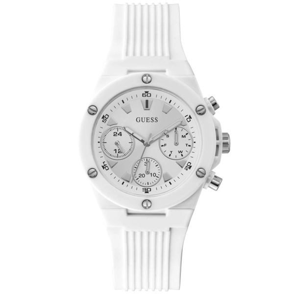 Guess GW0255L1 Women’s White Silicone Strap Watches