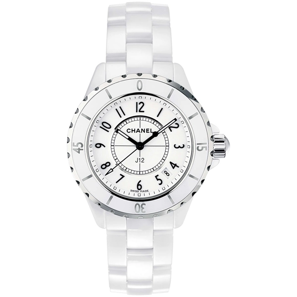 Chanel H0968 Women's White Ceramic Watches