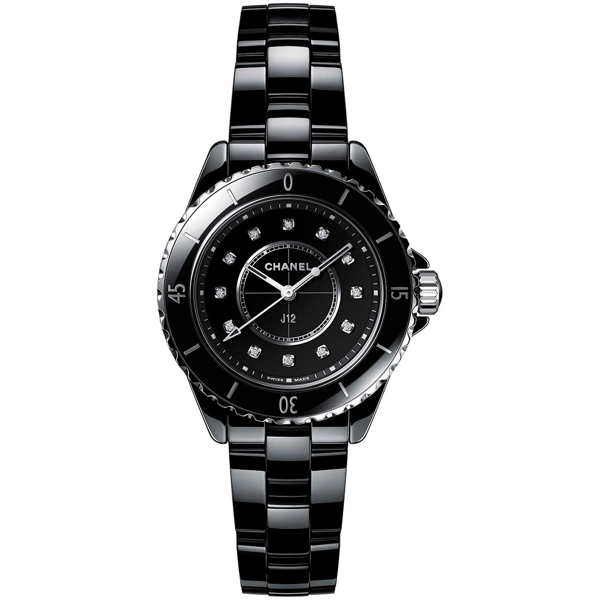 Chanel H5701 Women's Black Ceramic Strap Watches