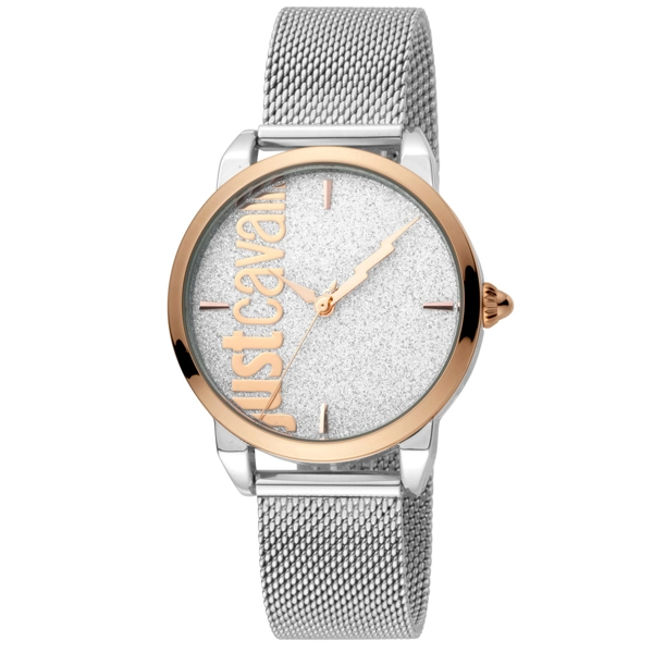 Just Cavalli JC1L079M0095 Silver Dial Stainless Steel Strap Ladies Watch