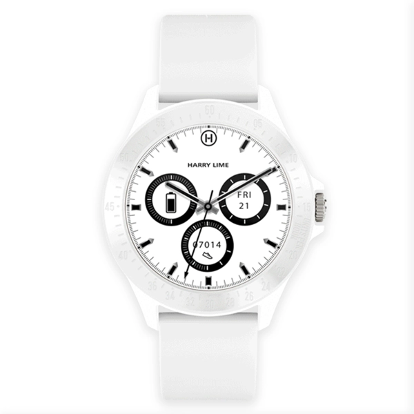 Harry Lime HA07-2000 Unisex White Silicone Watches