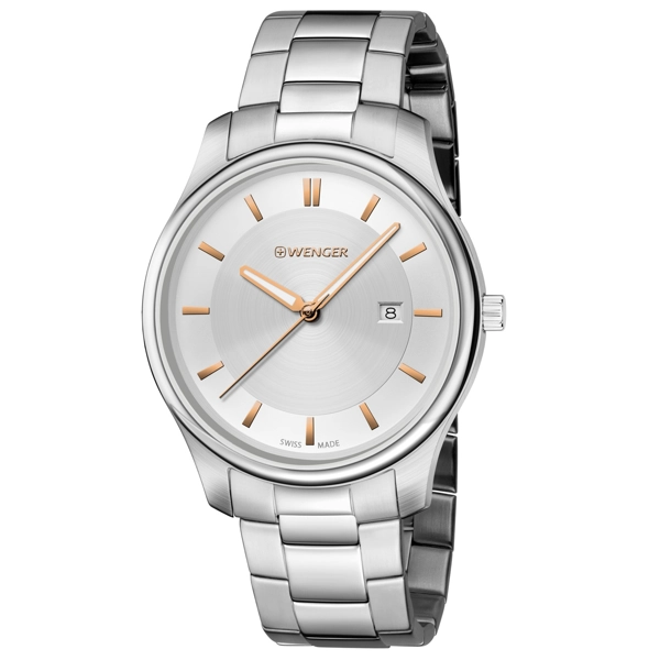 Wenger 01.1441.105 City Classic Men's 43mm 3 ATM