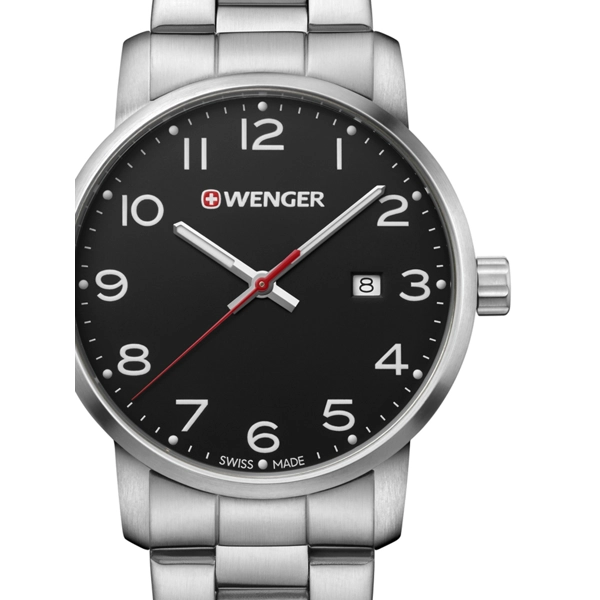 Wenger 01.1641.102 Avenue Men's 42mm 10 ATM