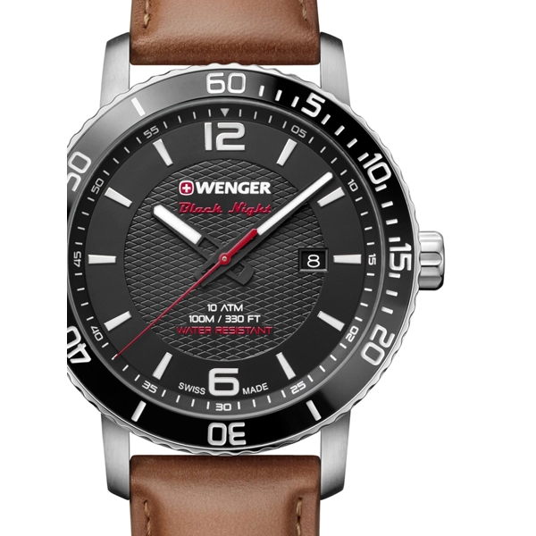 Wenger 01.1841.105 Roadster Men's 44mm 10 ATM