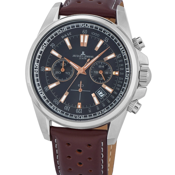 Jacques Lemans 1-1117.1WO Liverpool Chronograph 44mm 20ATM