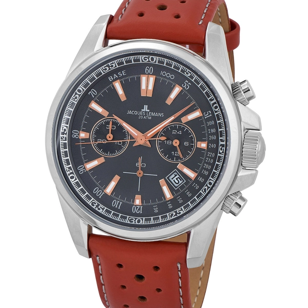Jacques Lemans 1-1117.1WP Liverpool Chronograph 44mm 20ATM