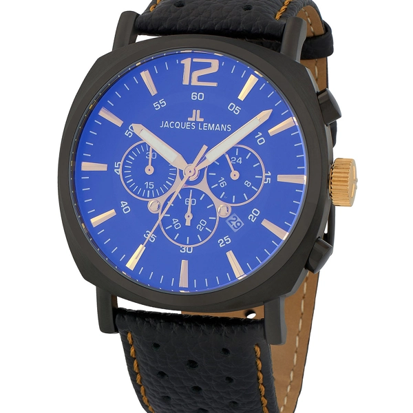 Jacques Lemans 1-1645.1O Lugano Chronograph 46mm 10ATM