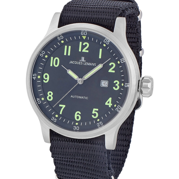 Jacques Lemans 1-1723C Porto Men's Automatic 48mm 10 ATM