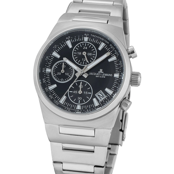 Jacques Lemans 1-1738A Manchester Ladies Chronograph 36mm 10 ATM