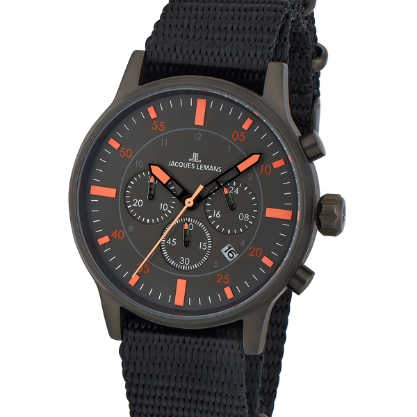 Jacques Lemans 1-1749C Porto Chronograph Men's 44mm 10 ATM