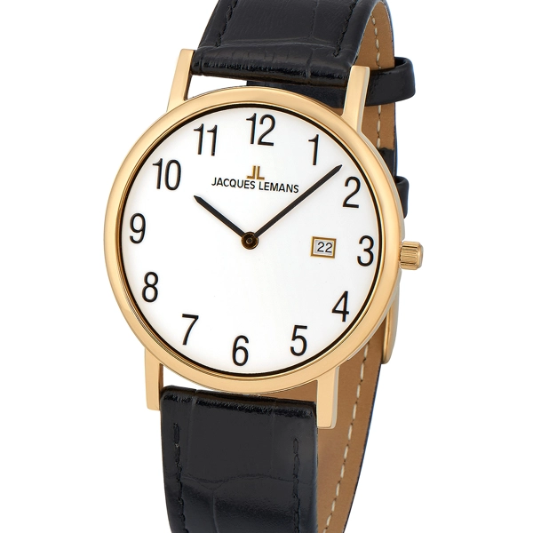 Jacques Lemans 1-1848D Vienna Unisex 39mm 5 ATM