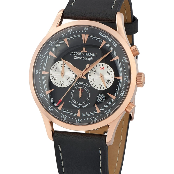 Jacques Lemans 1-2068E Retro Classic chrono men´s 41mm 5ATM