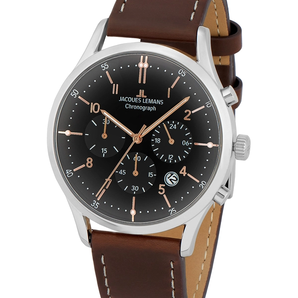 Jacques Lemans 1-2068O Retro Classic chrono men´s 41mm 5ATM