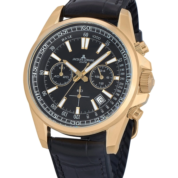 Jacques Lemans 1-2117E Liverpool chronograph 44mm 20ATM