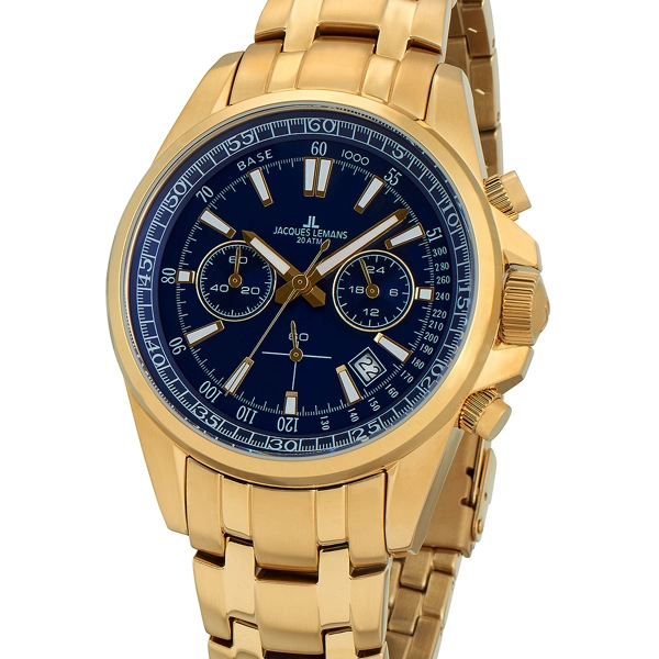 Jacques Lemans 1-2117O Liverpool chronograph 44mm 20ATM